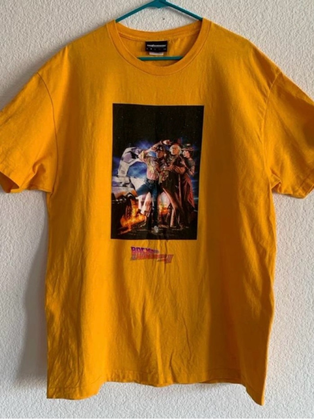 The Hundreds Yellow Graphic Tee with Retro Movie Print